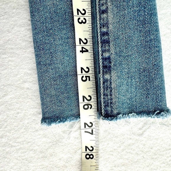 Mother Ankle Fray Jeans 25 Pixie Dazzler Au Revoir USA Premium Designer High End - Picture 6 of 8